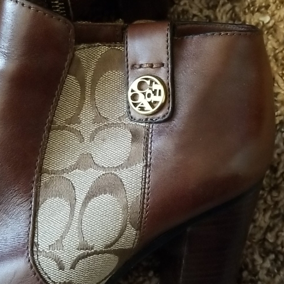 Coach Leather/Material Booties - Picture 3 of 6